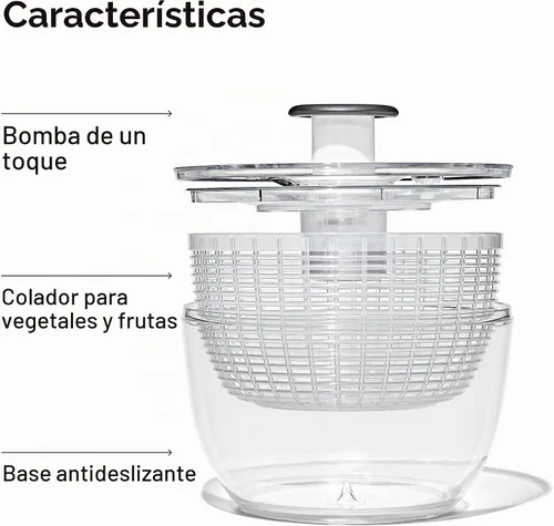 Vista 4 de OXO Centrifugador de ensalada, 1 UN