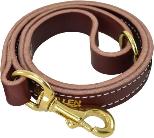 Vista 4 de Ray Allen Leather Latigo Traffic Lead (correa de perno, 11")