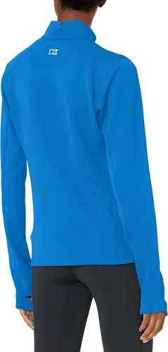 Vista 2 de Cutter & Buck Sudadera con media cremallera para mujer, con protección UPF 50+