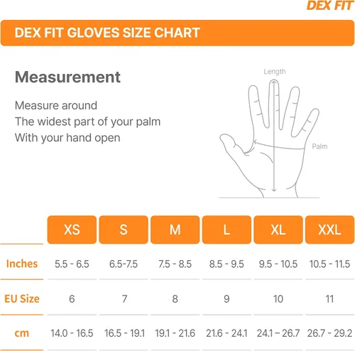 Vista 7 de DEX FIT Prime - Guantes de trabajo de nitrilo FN331, ajuste cómodo 3D, agarre antideslizante, duraderos, delgados, ligeros y frescos, compatibles