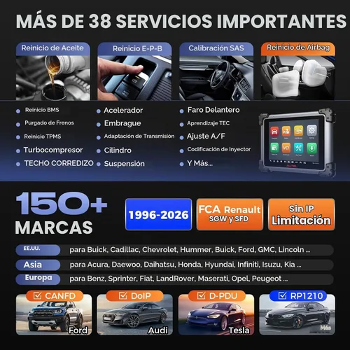 Vista 7 de Autel Maxisys Elite 2 Pro Scanner, herramienta de programación J2534