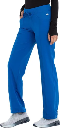 Vista 4 de Cherokee Womens Infinty Low Rise Straight Leg Drawstring Scrub Pant