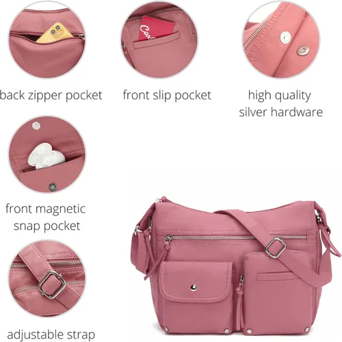 Vista 5 de Scarleton Crossbody Bags for Women, Crossbody Purses for Women, Women's Crossbody Handbags with Multiple Pockets, H1800