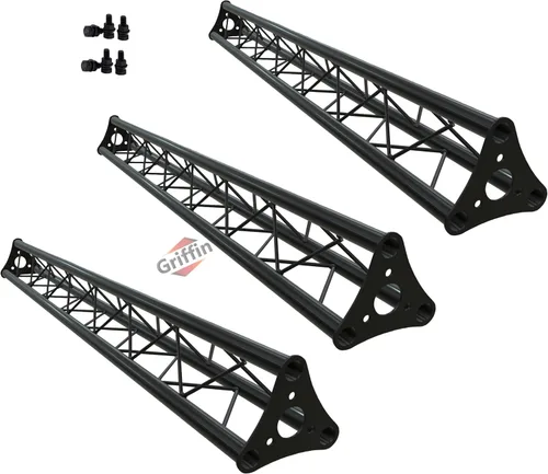 Vista 7 de GRIFFIN Extensión de Segmento de Cimbra Triangular de 5 pies (Serie Stage-MountPRO) – Cimbra de Iluminación Extra para Puestos de DJ, Estructuras