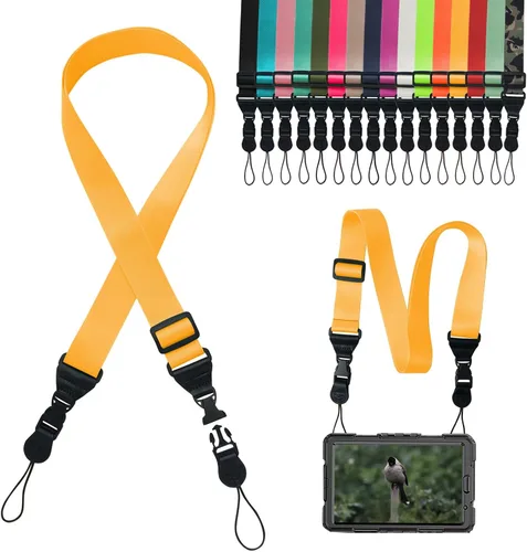 Vista 23 de Correa de hombro ajustable Gowjaw: Correa de nylon cómoda para iPad/Samsung Tablet con lanyard para el cuello, funda para iPad/cámara/binoculares