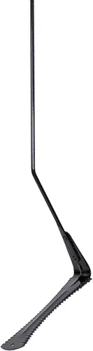 Vista 2 de True Temper 2942600 Látigo de césped con hoja de acero dentado de doble filo con mango de madera dura de 38 pulgadas