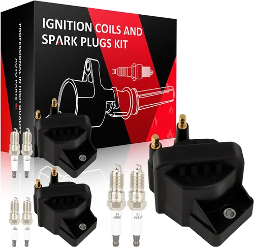 Vista 80 de SCITOO Paquete de bobinas de encendido para Pontiac Montana 3.4L 1999-2005 para Grand Prix 3.8L 1997-2008 para Oldsmobile Alero 3.4L 1999-2004
