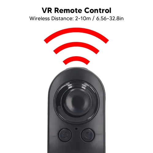 Vista 3 de VBESTLIFE Gamepad VR para iOS, Android, PC, control remoto inalámbrico VR Gamepad 4 modos Control remoto Joystick moderno Gamepad para teléfono