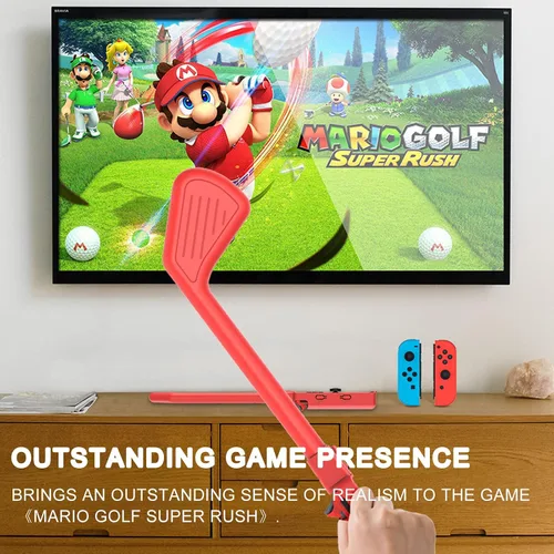 Vista 8 de Golf Clubs2 Pack SetCompatible with Mario Golf Super Rush , For Switch Game