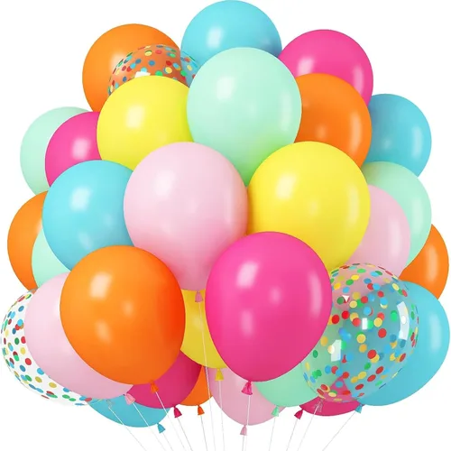 Vista 17 de HILAVO Globos negros, azules, blancos