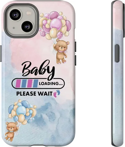 Vista 29 de Cute Baby Loading Phone Case for iPhone Models and Variants - Sweet Maternity Phone Cover for Pregnancy Reveal or Baby Shower