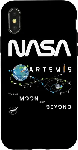 Vista 5 de NASA Artemis Mission Exploration Insignia Worm Logo Case for iPhone 17