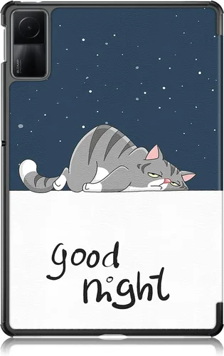 Vista 8 de Lazycat - Funda para Xiaomi Redmi Pad SE de 11 pulgadas, carcasa rígida con soporte delgado para Redmi Pad SE 11 2023 con función de encendido