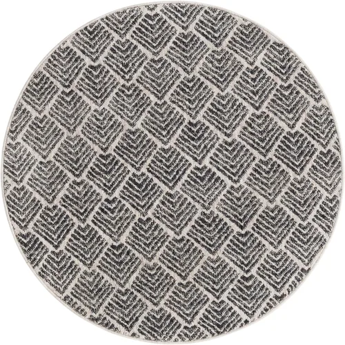 Vista 15 de Unique Loom Eco Trellis Collection - Alfombra de área - Osage (rectangular 2 pies 0 pulgadas x 3 pies 0 pulgadas, marfil carbón)