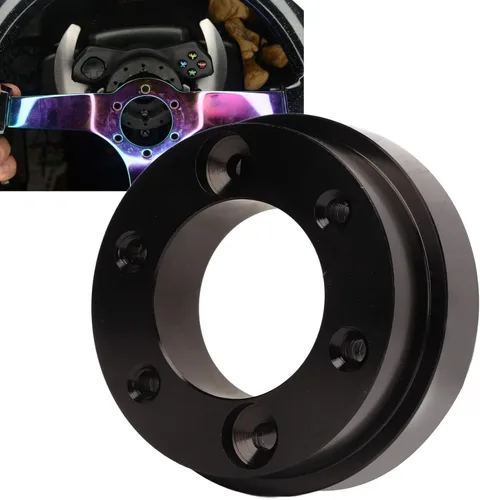 Vista 4 de Fydun G27 G920 Adaptador de volante de liberación rápida 2.756 in placa adaptadora de volante aleación de aluminio para volante G25 G27 G29 G920 13