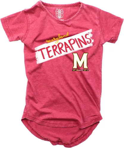 Vista 16 de Wes and Willy NCAA - Camiseta Burnout para niñas S/S