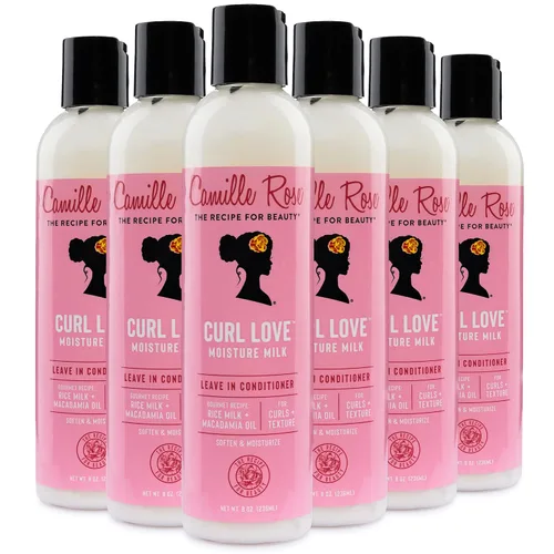 Vista 7 de Leche humectante Camille Rose para risos naturales, 8 onzas, Paquete de 1