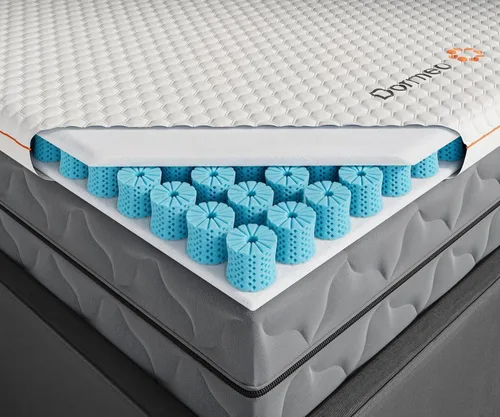 Vista 12 de Dormeo Premium Cubrecolchón Twin de Enfriamiento - Tecnología OctaspringⓇ de 3 zonas para un soporte óptimo de la espalda, fondo antideslizante