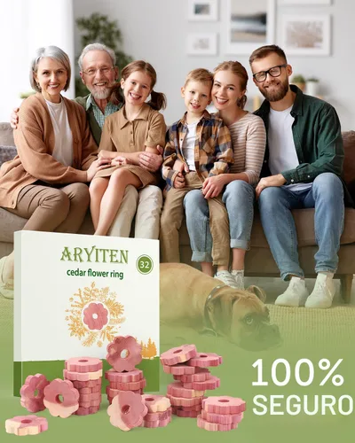 Vista 6 de Aryiten Bloques de cedro para almacenamiento de ropa, paquete de 32 anillos de cedro, tablones de cedro aromático para almacenamiento de ropa