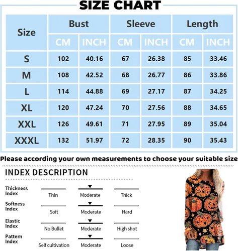 Vista 5 de Camisas de manga larga para mujer 2023 con estampado gráfico, sudaderas casuales plisadas con estampado degradado