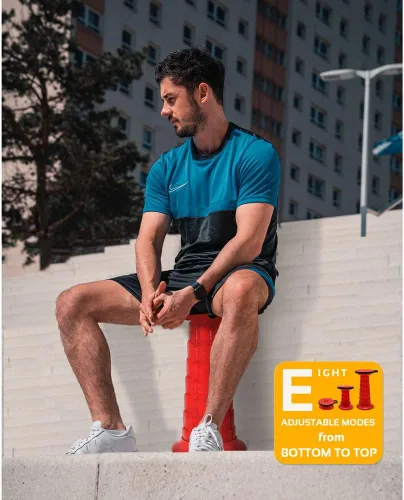 Vista 2 de Taburete plegable portátil retráctil ajustable para adultos, resistente con capacidad de carga de 770 libras, silla plegable, taburete de campamento