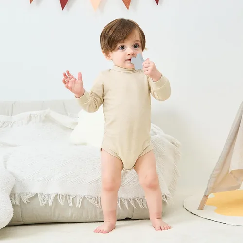 Vista 201 de pureborn Mameluco de algodón súper suave para bebés niños y niñas de 0 a 24 meses