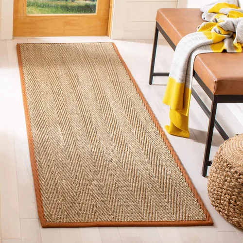 Vista 26 de Safavieh Colección de fibra natural NF115P - Alfombra (fibra natural), color gris, Fibras naturales