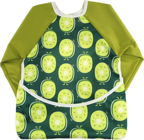 Vista 12 de Babero impermeable con mangas y bolsillo, 6-24 meses