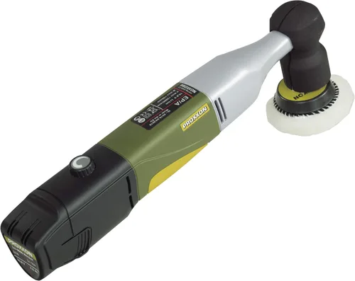 Vista 2 de Proxxon Pulidora Excéntrica Inalámbrica EP/A (Sin Batería, Velocidad 1100-2600/min, Voltaje 10,8 V, Pulidora Compacta, con estuche y Accesorios)