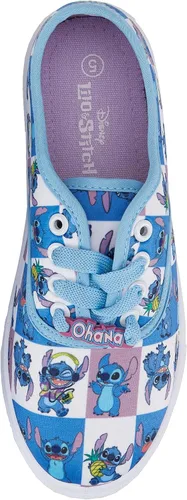 Vista 3 de Disney Zapatos para mujer Lilo and Stitch - Tenis clásicos de lona con cordones Lilo and Stitch para mujer, tenis de lona con cordones Lilo and