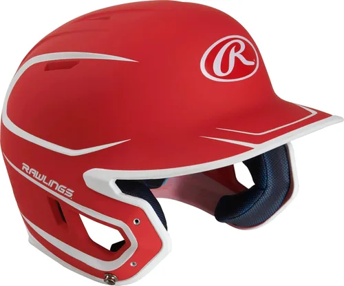 Vista 3 de Rawlings Casco de bateo de béisbol MACH Mate de dos tonos Tamaños JR y SR Varios