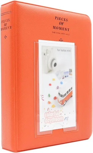 Vista 10 de Ablus - Álbum de fotos con 64 bolsillos para fotos instantáneas de cámaras Fujifilm Instax Mini 7s 8 8+ 9 25 26 50s 70 90 y letrero, pequeño