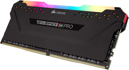 Vista 4 de Corsair Vengeance RGB Pro 16GB (1x16GB) DDR4 3600 (PC4-28800) C18 optimizado para AMD Ryzen - Negro (CMW16GX4M1Z3600C18)