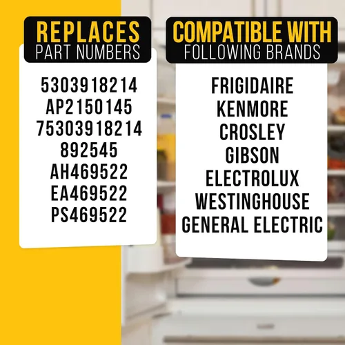 Vista 7 de PartsBroz 5303918214 Termostato de descongelación para frigidaire Kenmore Electrolux FFHS2322MBFA FFHS2611LBK FFHS2611LWMA FFHS2612LS4 FFSS2614QP6A