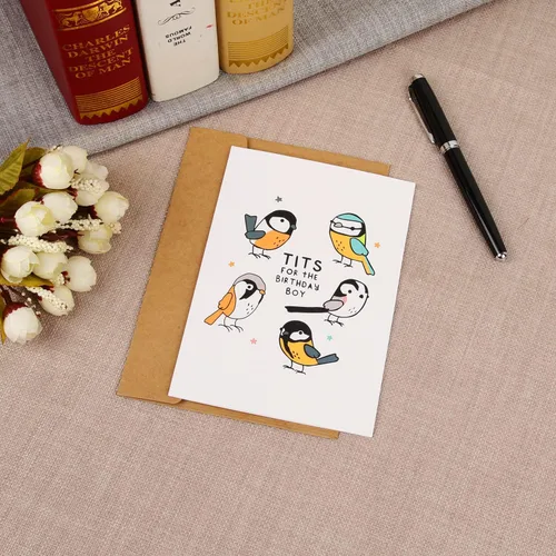 Vista 2 de CJ&M Regalo interactivo para mamá (TITS) divertidas tarjetas de cumpleaños para ella o él, tarjeta de cumpleaños para marido, tarjetas de cumpleaños