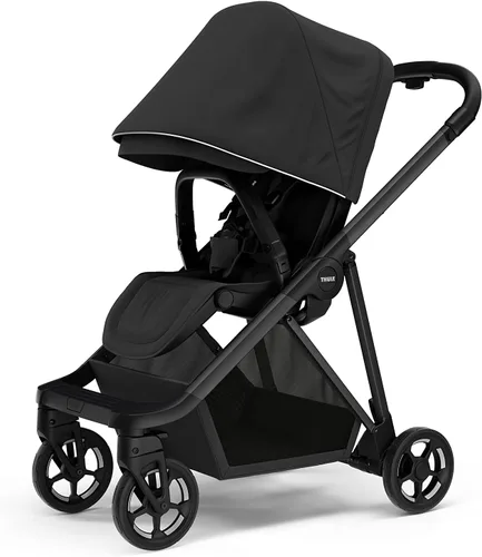 Vista 17 de Thule Cochecito de bebé Shine, características de cochecito de tamaño completo, diseño compacto y ligero, asiento reversible, cesta de Mezcla