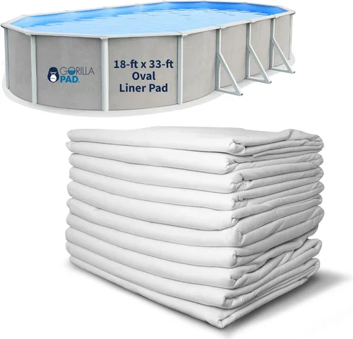 Vista 13 de Blue Wave NL1539 Almohadilla de revestimiento ovalada de 12 pies x 20 pies