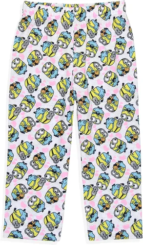 Vista 3 de INTIMO Despicable Me Minions Chibi Bello Raglan - Conjunto de pijama para dormir, Multi colorido