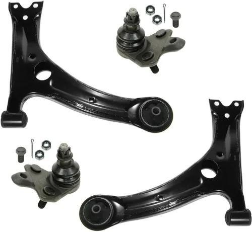 Vista 60 de TRQ Brazo de control superior e inferior del lado del conductor y del pasajero con juego de rótulas compatible con Chevrolet GMC 89-02