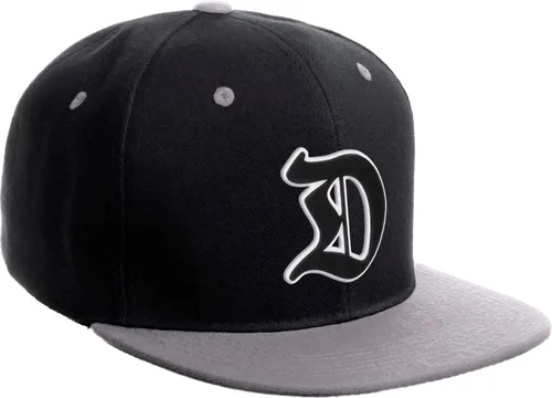Vista 1410 de Daxton Gorra clásica con visera de billete plano con letras del alfabeto inglés antiguo de la A a la Z