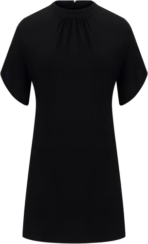 Vista 4 de Pejock Vestidos de cóctel para mujer, vestido casual de manga corta para mujer, vestido de verano con cuello redondo, vestidos de fiesta de noche