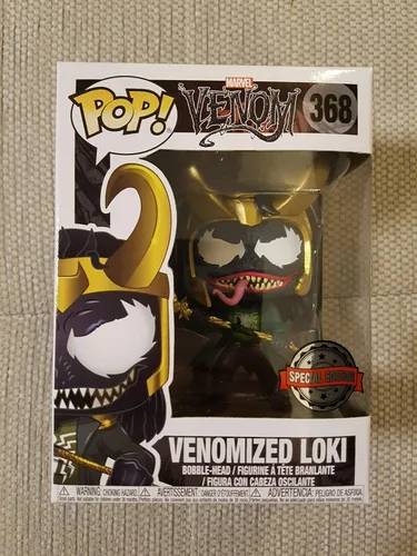 Vista 2 de Funko POP Marvel: Venom - Figura coleccionable Venomized Loki, multicolor