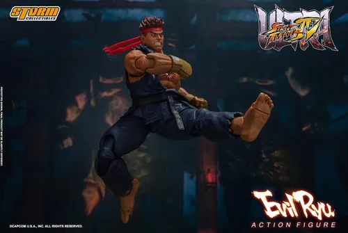 Vista 9 de Storm Collectibles - Ultimate Street Fighter IV - Evil Ryu, figura de acción 1/12