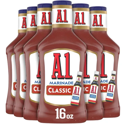 Vista 8 de A.1. Steakhouse Chicago Marinade (botellas de 16 onzas, paquete de 6)