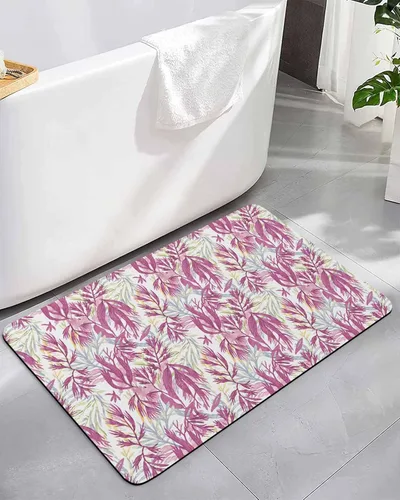 Vista 7 de Tapete de baño de otoño para bañera, tapete antideslizante de secado rápido y absorbente, tierra de diatomeas, cocina, ducha, fregadero, lavable