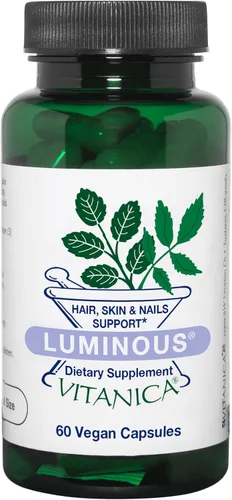 Vista 8 de Vitanica Luminous - Suplemento de apoyo para el cabello, la piel y las uñas - Suplemento nutricional para mujeres con magnesio y selenio