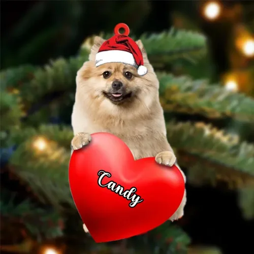 Vista 112 de Adornos de Navidad personalizados para perros, nombre personalizado, adorno de Malamute de Alaska, adornos acrílicos, regalos de Navidad, amantes