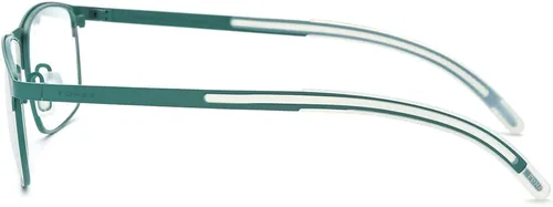 Vista 7 de FONEX Marco de gafas de titanio, marco cuadrado de lentes ópticos de miopía para hombre 8521 Verde