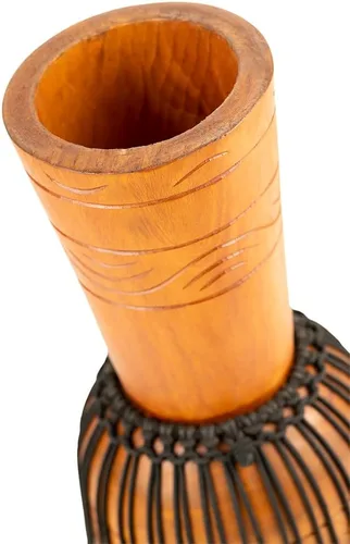 Vista 7 de Meinl Percussion ADJ2-M+BAG Cuerda de estilo africano afinada de madera de 10 pulgadas con bolsa, color marrón