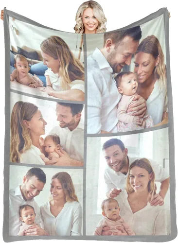 Vista 46 de Mantas personalizadas con foto, manta de fotos personalizada, mantas personalizadas con imagen, regalos personalizados para mujeres, hombres